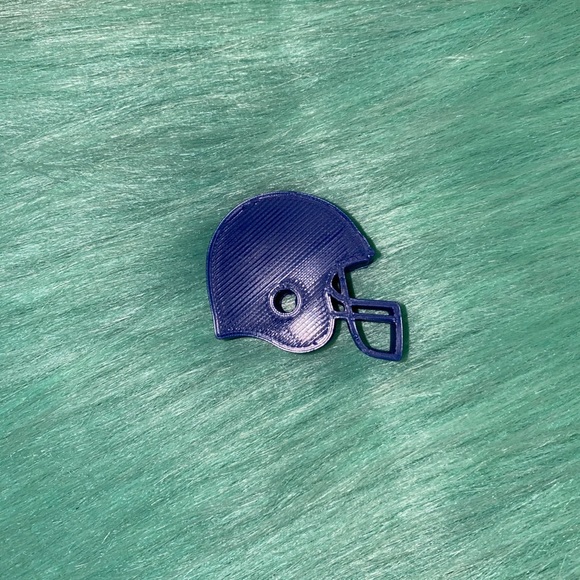 Football Helmet Straw Topper - Picture 1 of 3